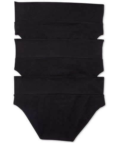 Maternity Fold-Over Panties (3 Pack) Black Multi Pack $12.32 Panty