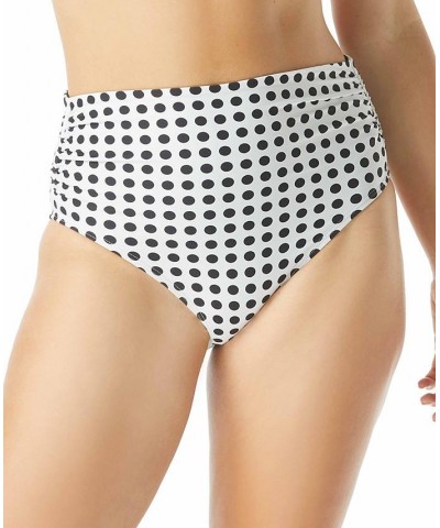 Impulse Printed Convertible Rollover Bikini Bottoms Ivory/Black $19.32 Swimsuits