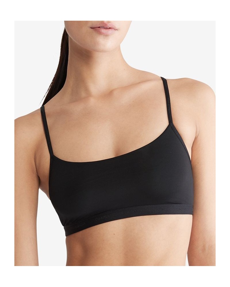 Women's Form To Body Unlined Bralette QF6757 Black $14.60 Bras