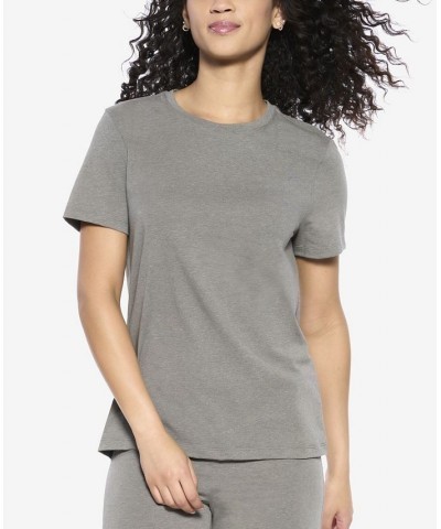 Women's Naturally Soft Organic Cotton Crew Neck Tee Slate $15.96 Sleepwear