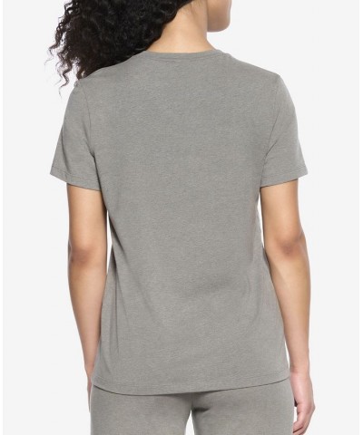 Women's Naturally Soft Organic Cotton Crew Neck Tee Slate $15.96 Sleepwear