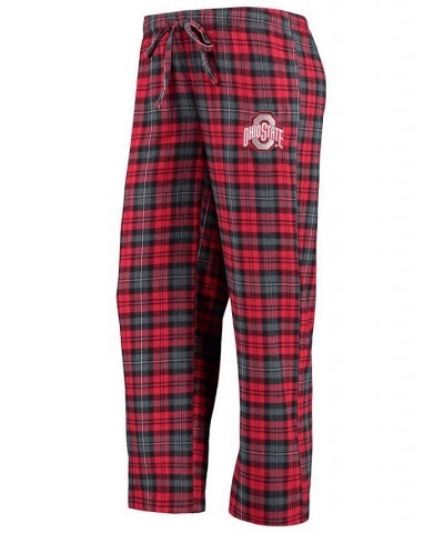 Women's Scarlet Black Ohio State Buckeyes Lodge T-shirt and Flannel Pants Sleep Set Scarlet, Black $34.79 Pajama