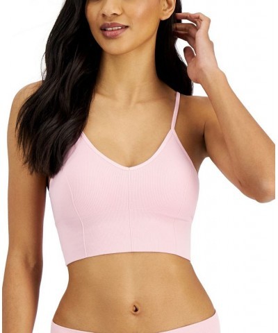 Seamless Ribbed Bralette Porcelain Pink $14.70 Bras