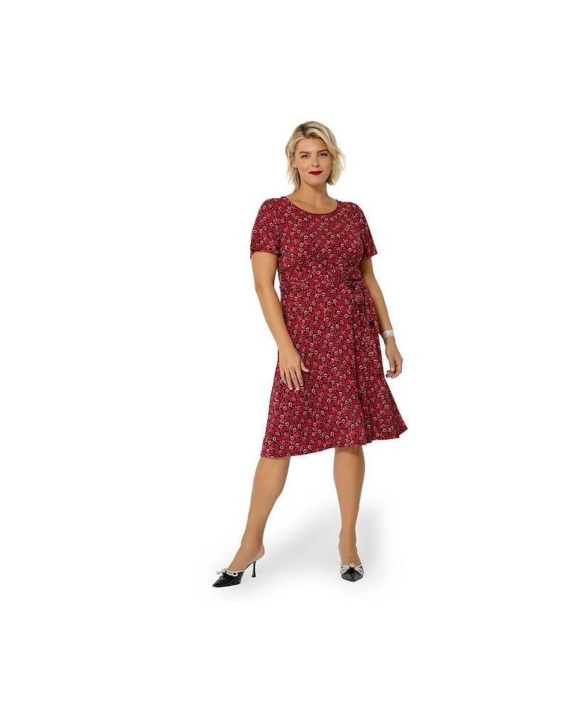 Women's Plus Size Soft Brittany Dress Kiss kiss rouge red $67.62 Dresses