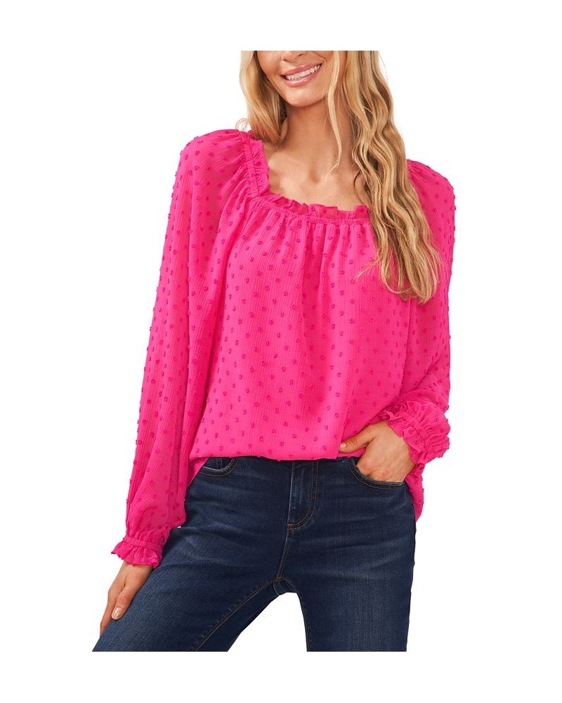 Clip-Dot Top Red $29.85 Tops