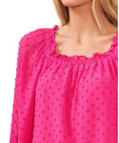 Clip-Dot Top Red $29.85 Tops