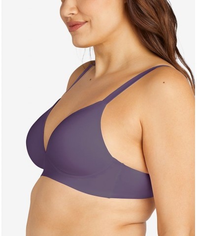 Comfort Revolution Soft Touch Perfect T-Shirt Wireless Bra DF3460 Purple Aura $15.80 Bras