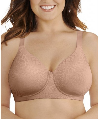 Full Figure Beauty Back Smoother Wireless Bra 71380 Honey Beige Lace (Nude 4) $15.95 Bras