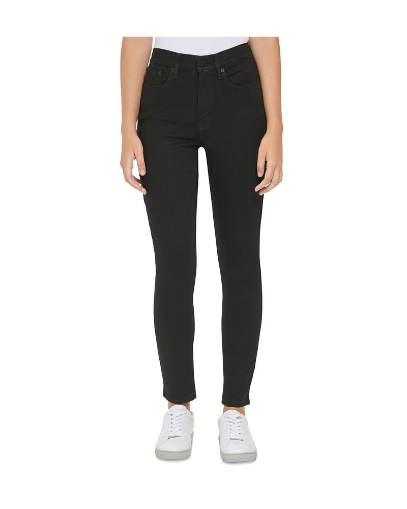 Women's High-Rise Skinny Jeans Real Black $25.00 Jeans