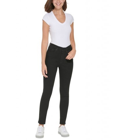 Women's High-Rise Skinny Jeans Real Black $25.00 Jeans