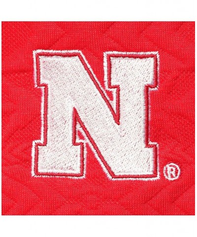 Women's Scarlet Nebraska Huskers Embossed Quarter-Zip Jacket Scarlet $27.95 Jackets