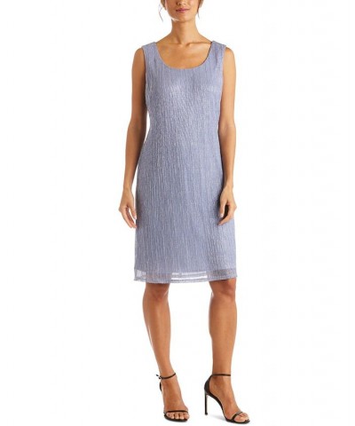 Petite Crinkle-Knit Dress & Jacket Periwinkle $55.47 Dresses