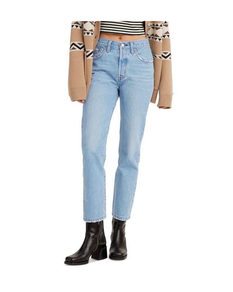 501 Cropped Straight-Leg Jeans Light Indigo Worn In $33.60 Jeans