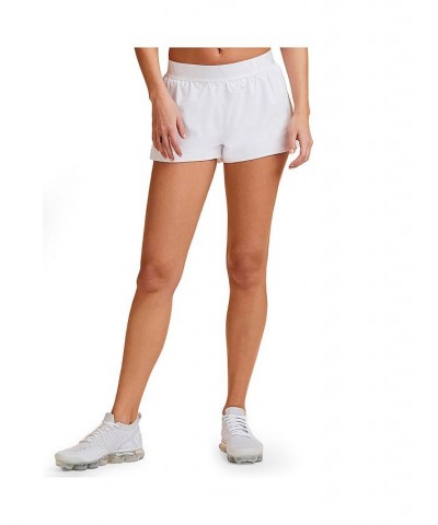 Adult Women Plus Size Court Short White $39.96 Shorts