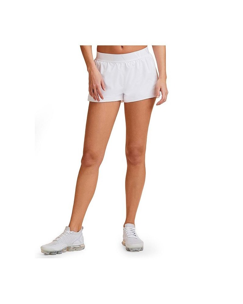 Adult Women Plus Size Court Short White $39.96 Shorts