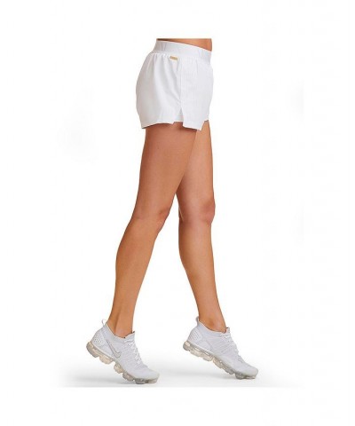 Adult Women Plus Size Court Short White $39.96 Shorts