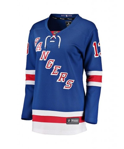 Women's Branded Alexis Lafreniere Blue New York Rangers Home Premier Breakaway Player Jersey Blue $66.00 Jersey