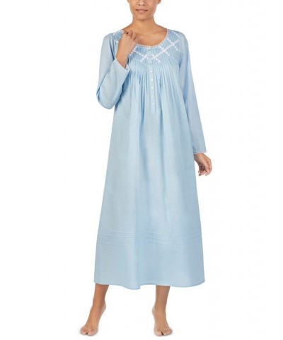 Cotton Pintuck Ballet Nightgown Blue $33.54 Sleepwear