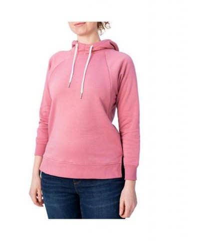 Women Nursing Hoodie Sweatshirt Pink $19.08 Sweaters