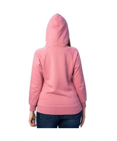 Women Nursing Hoodie Sweatshirt Pink $19.08 Sweaters