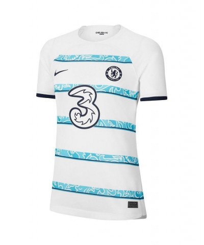 Women's N'Golo Kante White Chelsea 2022/23 Away Breathe Stadium Replica Player Jersey White $70.00 Jersey