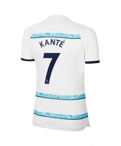 Women's N'Golo Kante White Chelsea 2022/23 Away Breathe Stadium Replica Player Jersey White $70.00 Jersey