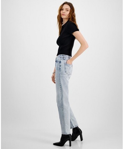 Women's High-Rise Straight-Leg Jeans Parker $26.87 Jeans