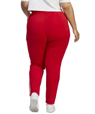 Plus Size Adicolor SST Tracksuit Bottoms Red $25.85 Pants