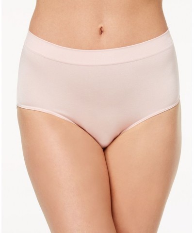 Women's B-Smooth Brief Seamless Underwear 838175 Chalk Pink $11.70 Panty