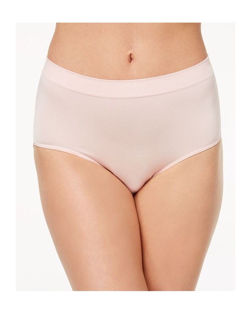 Women's B-Smooth Brief Seamless Underwear 838175 Chalk Pink $11.70 Panty