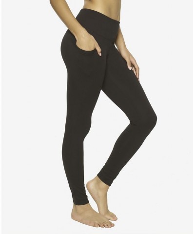 Essentials Soft Suede Mid-Rise Legging Black $23.20 Pants