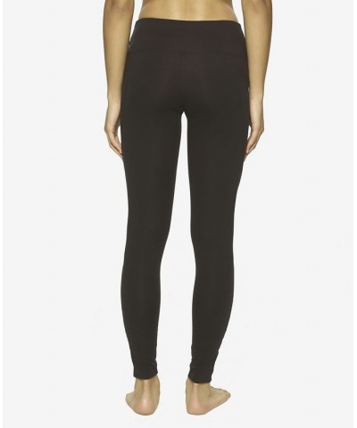 Essentials Soft Suede Mid-Rise Legging Black $23.20 Pants