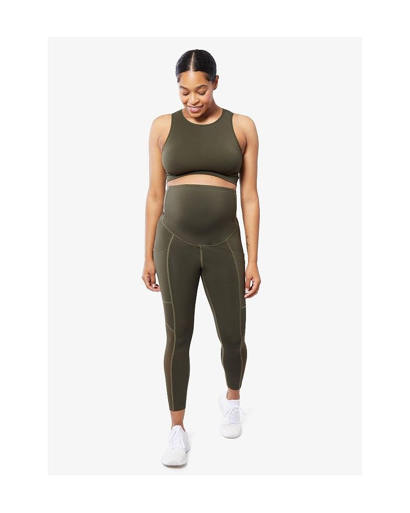 Women's Maternity The Performance Pocket Legging Forest Night $38.40 Dresses