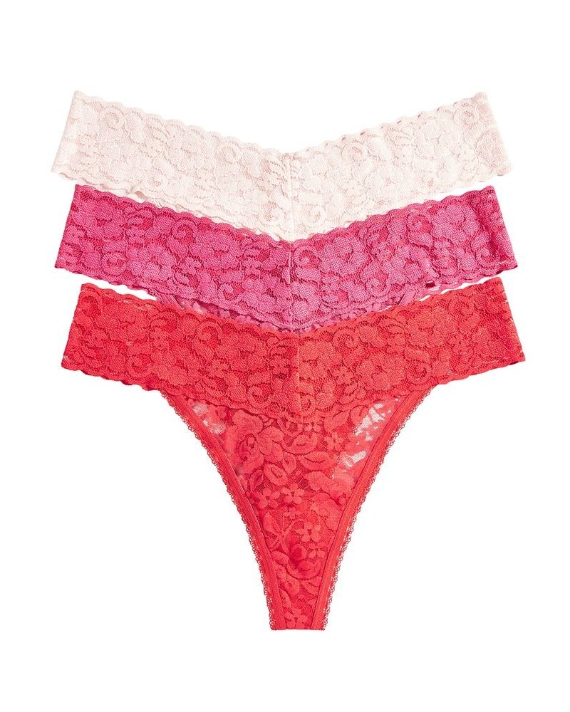 Women's 3-Pk. Lace Thong Underwear Ski Patrol $11.72 Panty