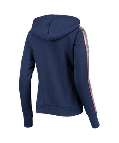 Women's Navy Minnesota Twins Game Changer Raglan Full-Zip Hoodie Navy $43.99 Sweatshirts