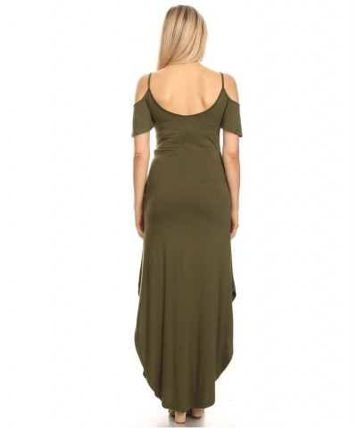 Plus Size Maternity Lexi Maxi Dress Olive $32.40 Dresses