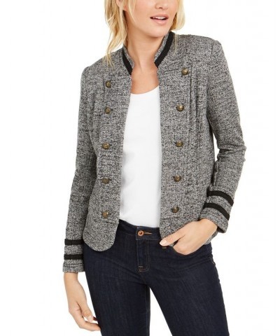 Women's Military Band Jacket Black $33.67 Jackets