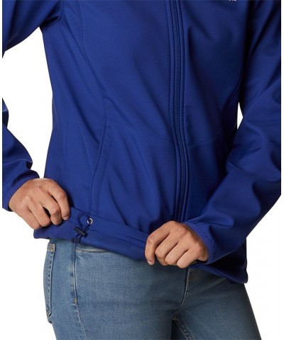 Women's Kruser Ridge II Soft-Shell Water-Resistant Jacket Blue $41.40 Coats