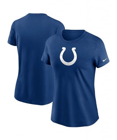 Women's Royal Indianapolis Colts Logo Essential T-shirt Royal $26.99 Tops