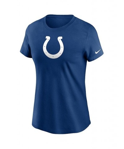 Women's Royal Indianapolis Colts Logo Essential T-shirt Royal $26.99 Tops