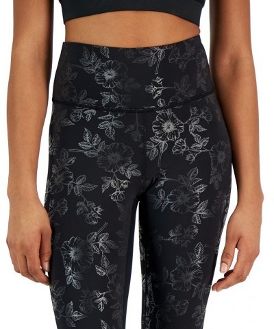 Women's Floral Compression Leggings Embossed Floral $13.00 Pants