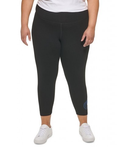 Plus Size Logo 7/8 Leggings Blue Wave $24.17 Pants