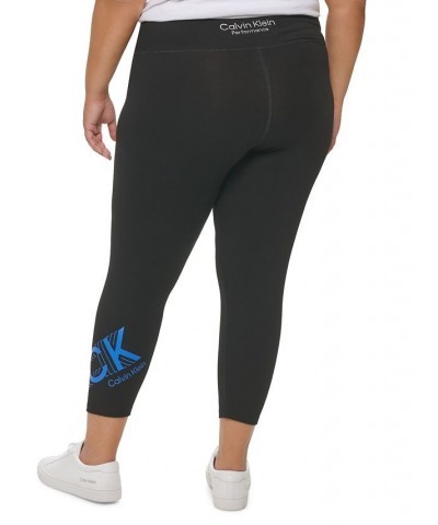 Plus Size Logo 7/8 Leggings Blue Wave $24.17 Pants