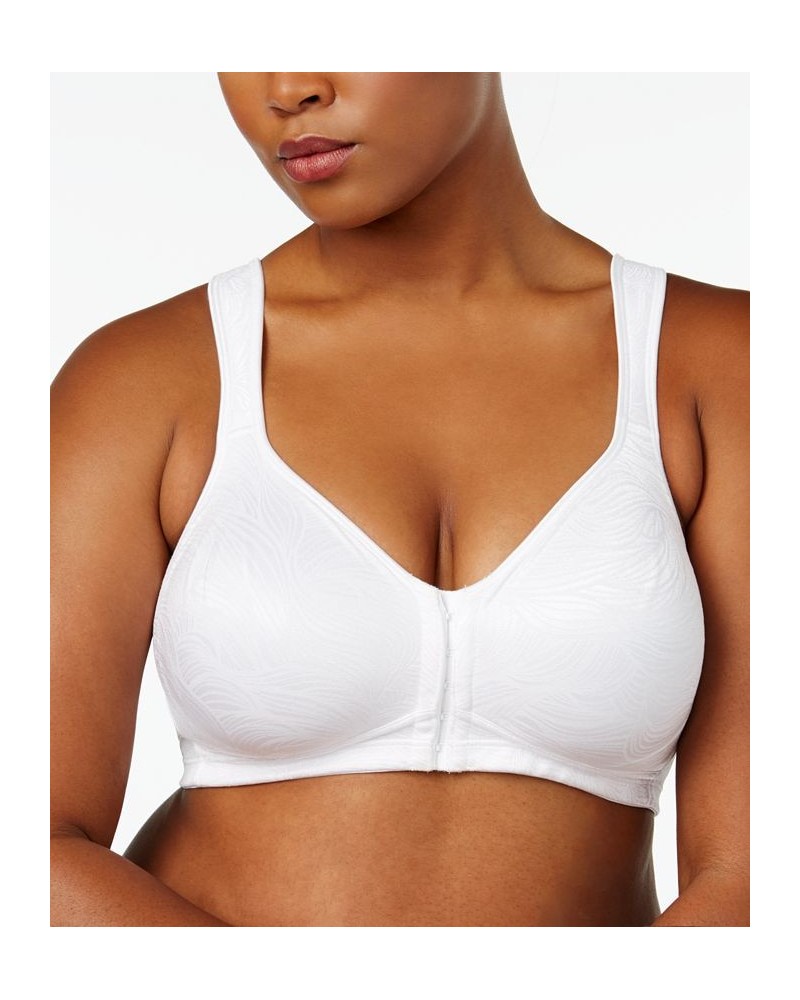 18 Hour Posture Boost Front Close Wireless Bra USE525 Online Only White $14.24 Bras