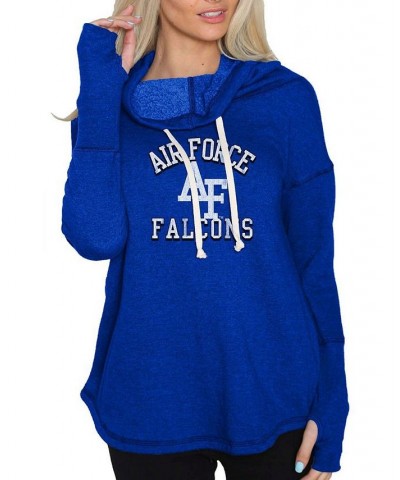 Women's Royal Air Force Falcons Funnel Neck Pullover Sweatshirt Royal $31.19 Sweatshirts