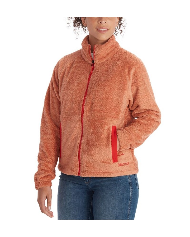 Women's Homestead Fleece Jacket Gold $46.64 Tops