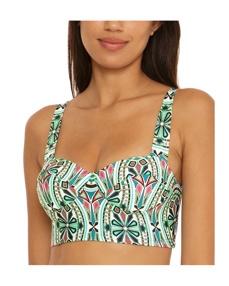 Women's Mosaic Midline Seamed-Cup Bikini Top & Hipster Brief Bikini Bottoms Multi $41.34 Swimsuits