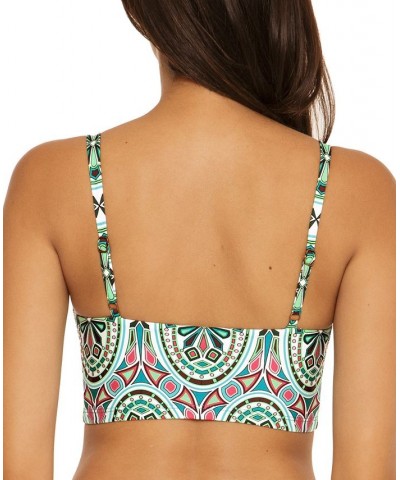 Women's Mosaic Midline Seamed-Cup Bikini Top & Hipster Brief Bikini Bottoms Multi $41.34 Swimsuits