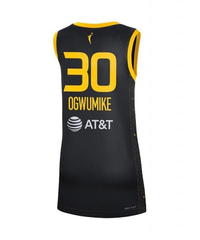 Women's Nneka Ogwumike Black Los Angeles Sparks Victory Jersey - Rebel Edition Black $44.00 Jersey