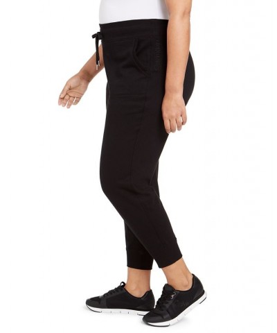 Plus Size Tie-Waist Jogger Pants Black $17.89 Pants